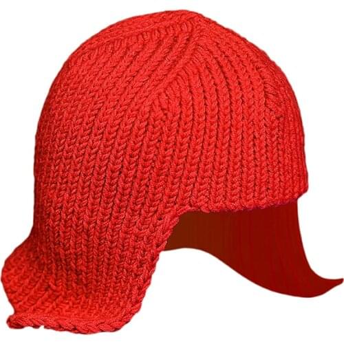 Yayoi Kusama Wig Creative Womens Balaclava Woolen Knitting Art Funny Spring and Summer Hat Headgear Gift Sleeve Cap