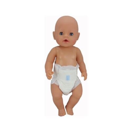 Diapers Doll Clothes Fit 17 inch 43cm Doll Clothes Born Baby Doll Clothes Suit For Baby Birthday Festival Gift