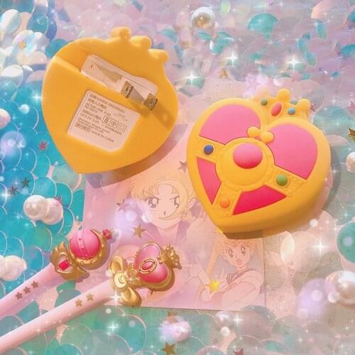 Sailor moon Cosmic Heart compact USB AC Charger cosplay costume