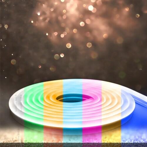 LED Silicone Flexible Neon Light with SMD2835 120LED Flexible Cord Tube Outdoor Waterproof DIY Christmas Decoration Lights