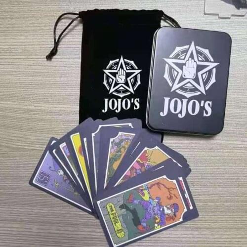 Indoor games Tarot 22 Grand Akana 9 Royal Gods Anime JoJos Bizarre Adventure Dio Jotaro Kujo Joseph Bruno Bucciarati Metal box