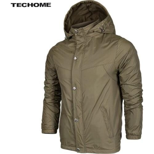 Мужские куртки с капюшоном TECHOME China At AliExpress