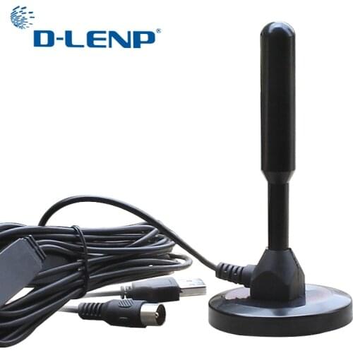 Dlenp HDTV Antenna Signal Booster for USB TV Tuner / DVB-T DVB-T2 Indoor Amplifier Digital TV Antennas Aerial Digital TV