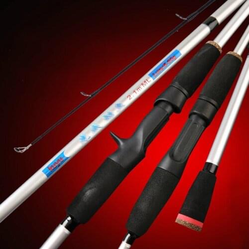 Lure Rod Carbon Spinning Casting Fishing Oltas with 1.8m 1.65m 2.1m 2.4m Baitcasting Peche for Black Fish Fishing ML Power Pesca