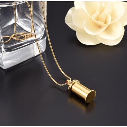 Keepsakes Urns For Pet/Human Ashes Cremation Jewelry Pendant Necklace Unique Bottle Design Funeral Casket Container