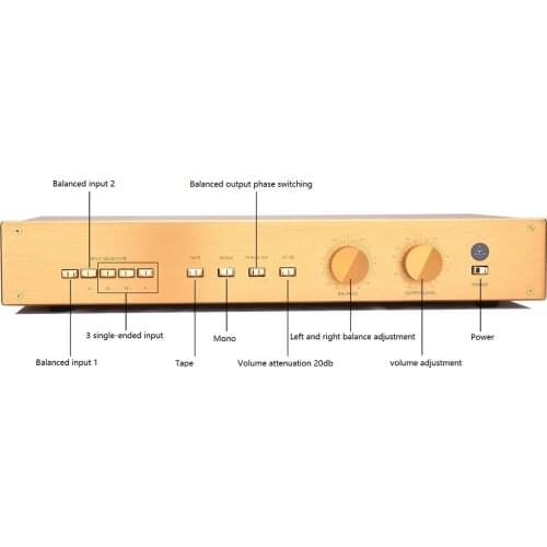 Clone FM255 Hi-End Preamplifier 2021 New Updated Version Preamp Amplifier NORATEL Transformer