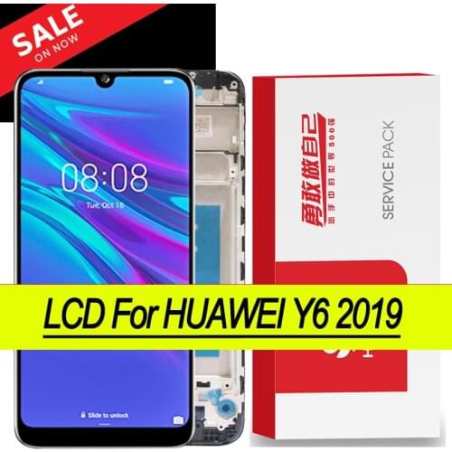 Original 6.09'' LCD for Huawei Y6 2019 LCD Display Touch Screen Y6 Prime 2019 LCD MRD-LX1f LX1 LX2 LX3 L21 L22 Y6 Pro 2019