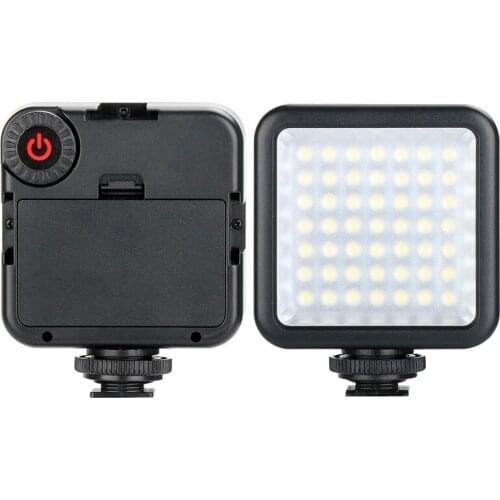 5.5W 800lm 6000K Mini Portable 49 LED Video Light Lamp Photographic Photo Lighting for Camera Photography Fill Light