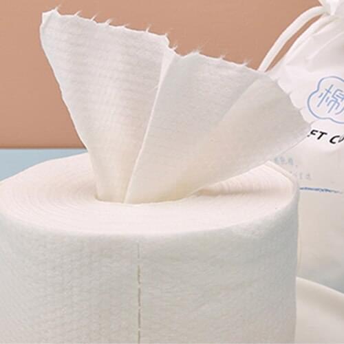 80Pieces Disposable Washcloth All Cotton Thickened Non Woven Knit Pearl Pattern Soft Cotton Towel Comfortable and skin-friendly