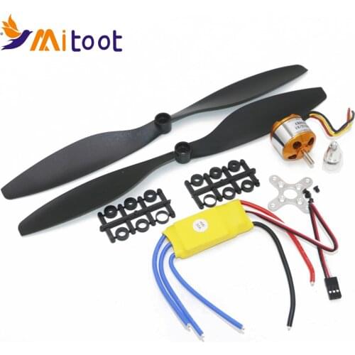 A2212 1000KV 2200 Brushless Outrunner Motor +SimonK 30A ESC+1045 Propeller(1 pair) Quad-Rotor Set for RC Aircraft Multicopter