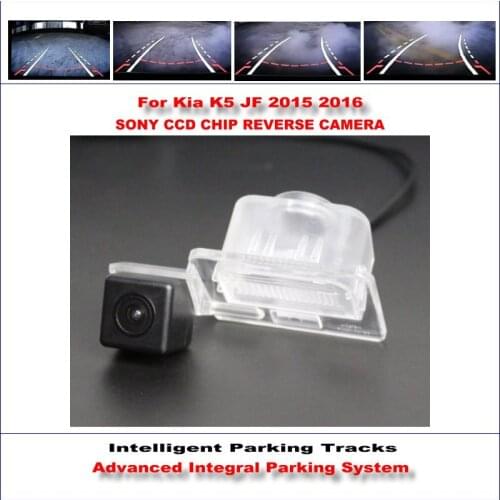 Auto Rear Camera For Kia K5 JF 2015 2016 Intelligent Parking Tracks Backup Reverse Dynamic Guidance Tragectory CAM