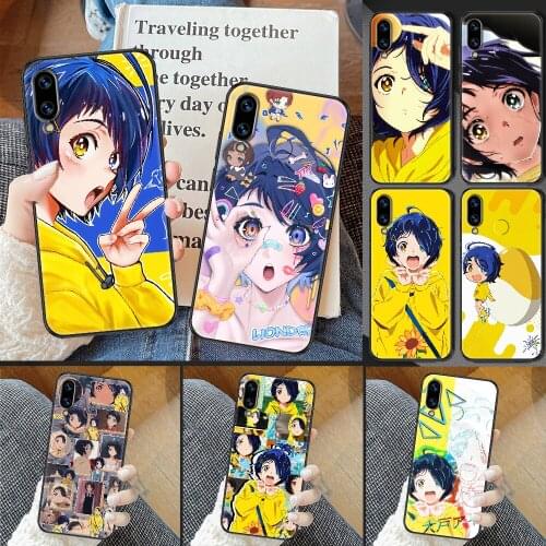 WONDER EGG PRIORITY Anime Phone case For Huawei Honor 6 7 8 9 10 10i 20 A C X Lite Pro Play black pretty hoesjes luxury shell