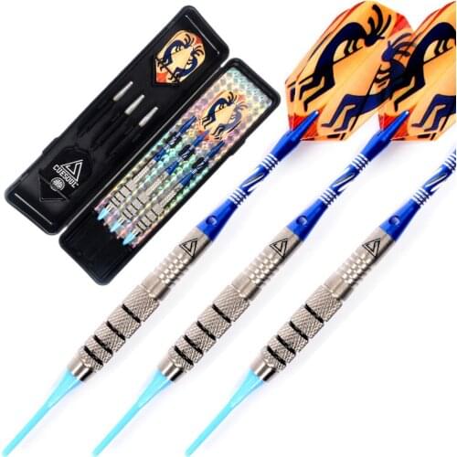 Cuesoul Tungsten Soft Tip Darts - Precise Barrels 16.04 Grams 85% Tungsten