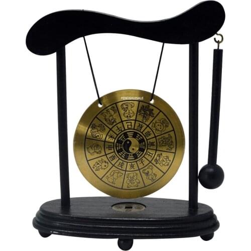 Feng Shui Zen Art Brass Feng Shui Desktop Zodiac Gong