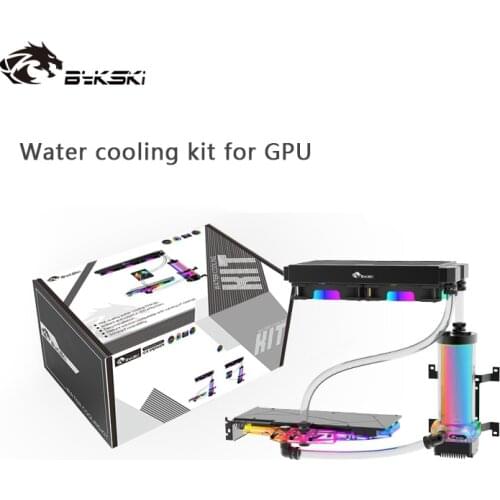 Bykski Liquid Cooler Kit for GPU Card / Hose cooling Bundle / Soft PU Kit Copper 240mm Radiator 120mm FAN / AURA RGB Support