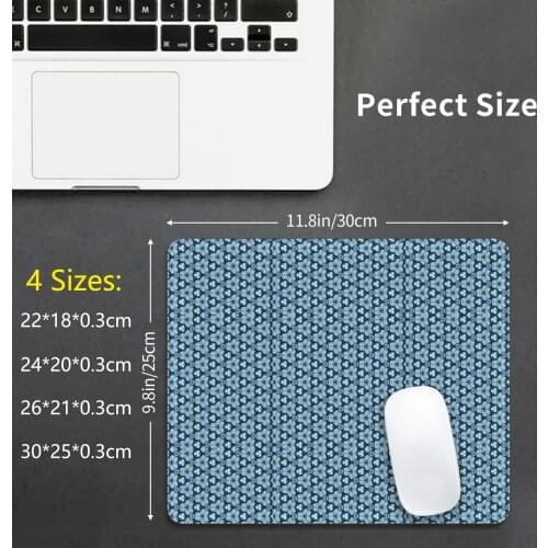 Pattern 123 Mouse Pad 1531 Pattern 123 Blue Aqua Earth Tone Racing Tones Usa Power Fashion