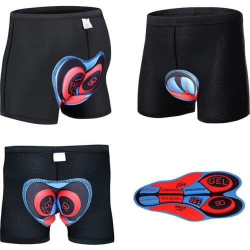 2020 Top Cycling Underwear 9D Gel Padded Men Cycling Shorts for Women Downhill Mtb Tights Breathable Quick Dry Bicycle Clothing