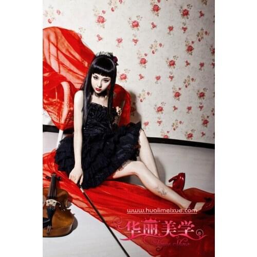 Princess sweet lolita shose Lolilloliyoyo antaina lace decoration snap button small leather shoes an9108 - 2 chromophous cosplay