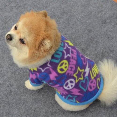 Autumn Winter Pet Clothes 3 Colors Two Legs Letter Print Soft Warm Velvet Dog Clothes Dog Coat Jacket Yorkshire Pug Outfit XS-L