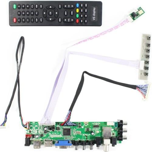 Fit To 17inch LQ170E1LG21 1280x1024 LCD Screen HD MI VGA AV USB DTV LCD Driver