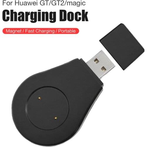 Mini Portable Magnetic Watch Charger Stand For Huawei Watch GT/GT 2e Dock Adapter Fast Charging Charger Base For Huawei GT/GT 2e
