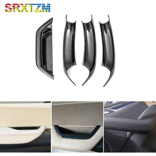 SRXTZM For BMW X3 X4 F25 F26 2010 2011 2012 2013 2014 2015 2016 2017 ABS Interior Door Handles Panel Pull Trim Cover LHD / RHD