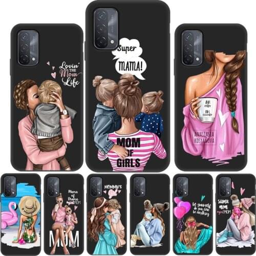 Super Mom Phone Case For OPPO A53 A93 A52 Case For OPPO A92S A91 A9 2020 A79 A73 A72 A71 A83 A59 A72 A39 A37 A33 Soft Cover Bags