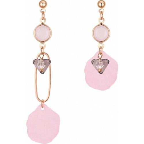 TONGKWOK Bohemia Exaggeration Dangle Earrings For Women Silk Thread Tassel Metal Long Chandelier Earrings #132233