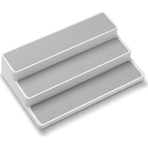 Three-Layer Ladder Seasoning Rack PP Storage Seasoning Rack Household Goods Kitchen Storage Rack