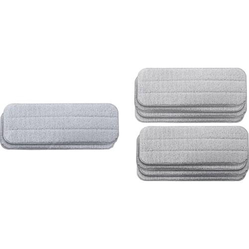 2 Set Replace Mop Cloth Rags for Xiaomi Mijia Deerma Water Spray Mop 360 Rotating Cleaning Cloth Head Wooden Carbon Fibe - 8Pcs