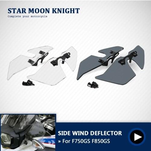 For BMW F750GS F850GS F 850 GS 750 2018-up 2019 2020 Motorcycle Windshield Wind Side Deflector Handshield Front wind deflector