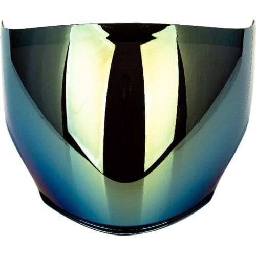 Helmet Glass Face Protector Scratch Resistance Mirrored Motorcycle Cycling Helmet Visor for KYT NFJ Open Face Helmet Accessories