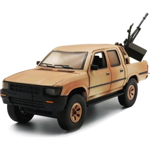 1/32 Hilux Pickup Truck JKM Sound light Diecast Metal Model Car Toys for Kids Gifts
