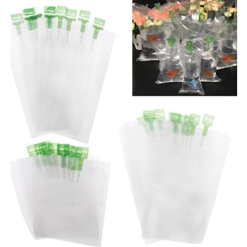10 Pcs Aquarium Breathing Bags Breather Bags Transport LongLife Fish Shrimp