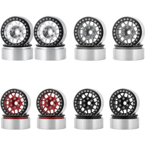 4x 1.9'' Wheel Rims Fit for SCX10 TRX4 90048 1/10 RC Crawler Spare Parts
