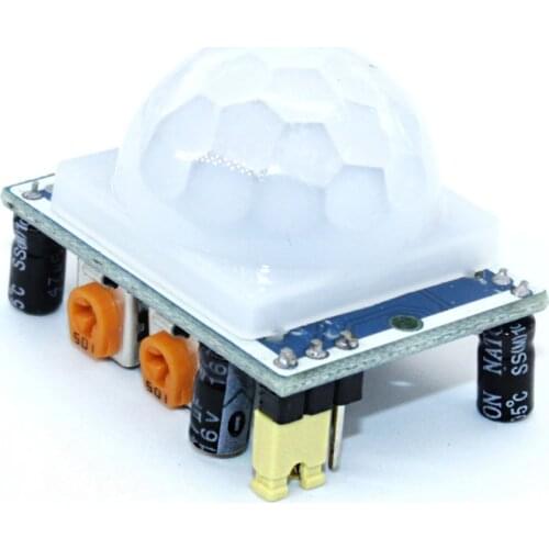 5PCS/LOT Blue plate HC-SR501 HCSR501 SR501 human infrared sensor module Pyroelectric infrared sensor imports probe