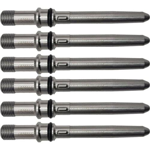 6Pcs Injector Connector Tubes Auto Parts Injector Takeover Replacement for Dodge Cummins 03-12 5.9L 6.7L Replace 4929864