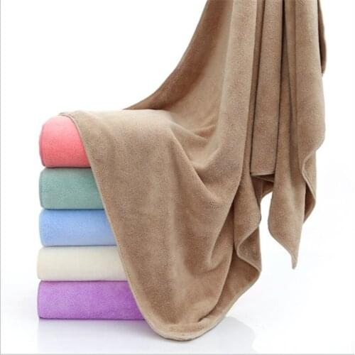 Seam 70*140 High-Density Coral Fleece Bath Towel Beauty Salon Pedicure Health Care Thickening