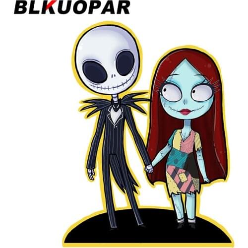 BLKUOPAR 13cm x 9.8cm for Nightmare Before Christmas Sally Car Stickers Car Styling Decal Snowboard Laptop VAN Decoration