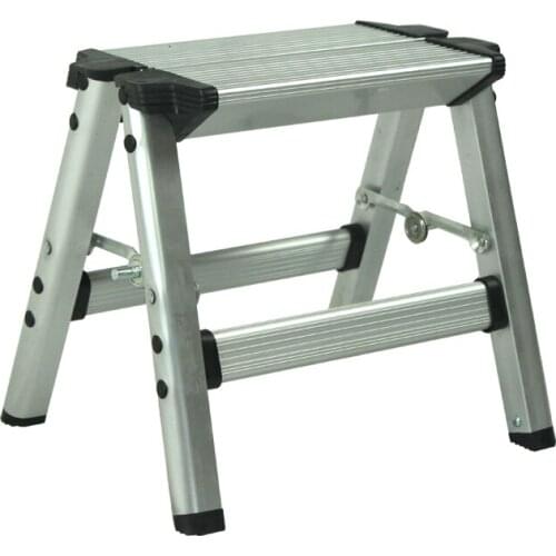 Household folding ladder aluminum alloy for camping fishing stool portable and lightweight