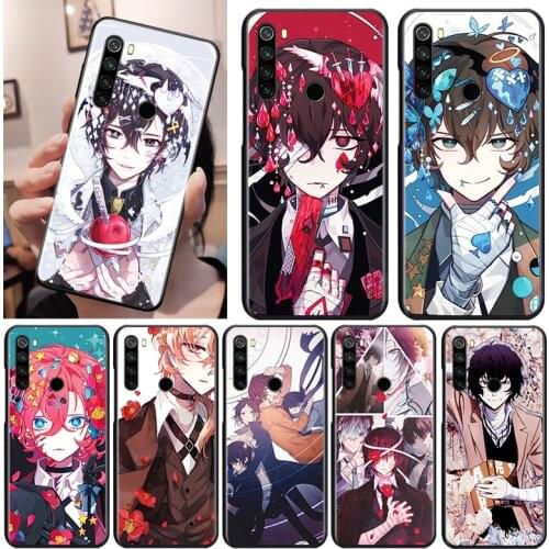 Bungou Stray Dogs Dazai Osamu Black Cover For Xiaomi Redmi Note 9 9S 8T 8 7 6 5A 5 4X 4 Pro Max Soft Phone Case
