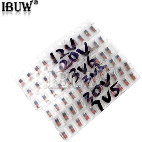 LL34 SMD Zener diode Assorted Kit 1/2W 3V-24V and LL4148 15 value *10pcs=150pcs