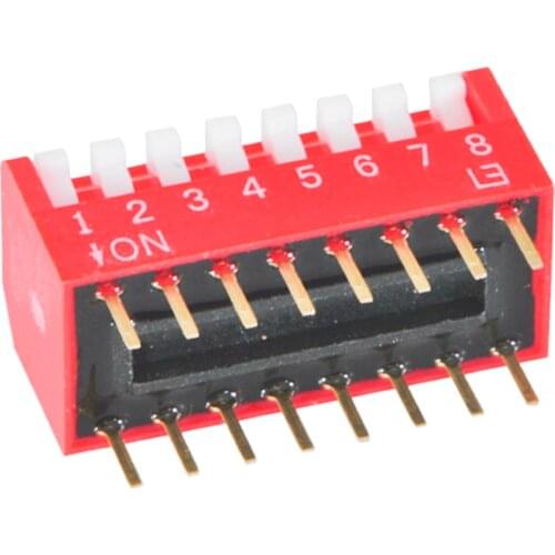 ELEWIND recessed type of PIANO DIP SWITCH(DPR-08R)