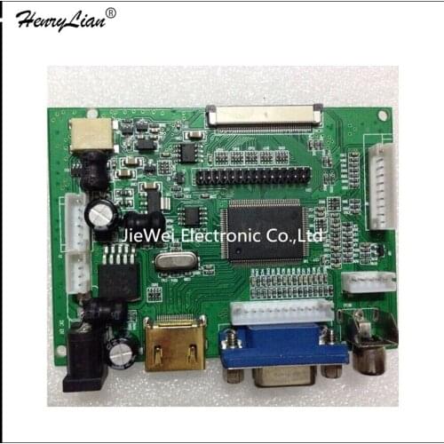 HENRYLIAN Display TTL LVDS Controller Board HDMI VGA 2AV 50PIN for AT070TN90 92 94 Support Automatically VS-TY2662-V1
