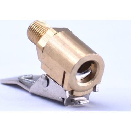 Car Tire Air Pump Valve 8mm Clamping Connector Auto Replacement Parts Tire Air Chuck Inflator Adapter Tire Valve Inflator Chuck