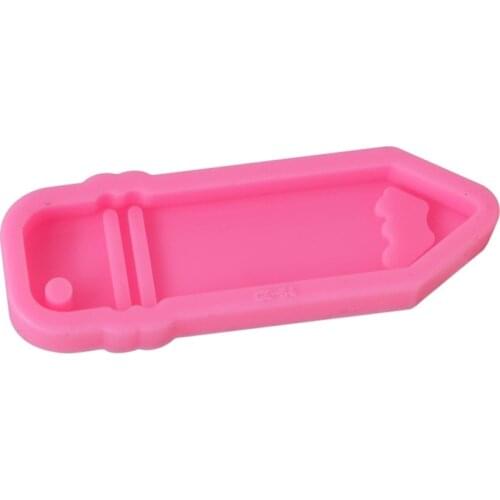 Crystal Epoxy Resin Mold Super Glossy Pencil Key Chain Casting Silicone Mould Christmas New Year Decorations Gifts