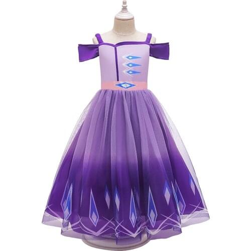 Summer Girl Dress Kids Cosplay Costume Children Mesh Princess Dresses For 3-12 Years Girl Clothes