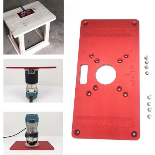 Woodworking trimming machine Flip Cover Plate Router Table Insert Plate For Woodworking Benches Router Universal RT0700C