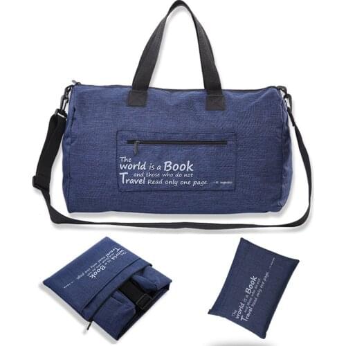 Foldable Waterproof Large Capacity Travel Bag Increasing Thickening Sport Bag Luggage duffle pack Shoulder weekend bags