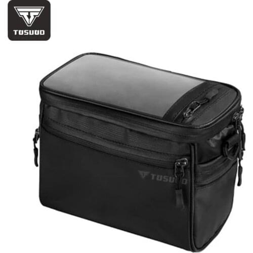 Tosuod Waterproof Bike Bag Large Capacity Handlebar Front Tube Bag Bicycle Pocket Shoulder Backpack Cycling Bike Accessories
